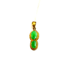 Загрузить изображение в средство просмотра галереи, Burmese Jade Pendant with Gold

