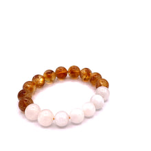 将图片加载到图库查看器，Rainbow Moonstone &amp; Golden Citrine 3A Bracelet
