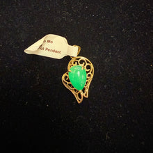Load image into Gallery viewer, Burmese Jade with Gold Pendant
