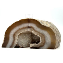 Load image into Gallery viewer, Agate geode bookends
