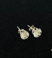 将图片加载到图库查看器，Gemstone with Silver Soft Prong Earrings Medium
