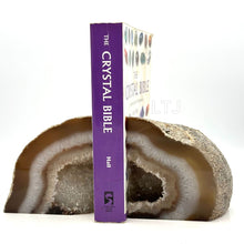 Load image into Gallery viewer, Agate geode bookends
