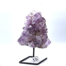 Load image into Gallery viewer, Amethyst Cluster Point on Metal Stand
