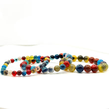 将图片加载到图库查看器，Multi-color Sugar Agate Bracelet
