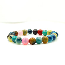 将图片加载到图库查看器，Multi-color Sugar Agate Bracelet
