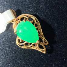 Load image into Gallery viewer, Burmese Jade with Gold Pendant
