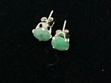 将图片加载到图库查看器，Gemstone with Silver Soft Prong Earrings Medium
