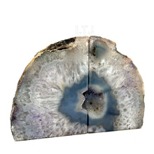 Load image into Gallery viewer, Agate geode bookends
