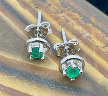 将图片加载到图库查看器，Gemstone with Halo Earring
