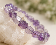 Load image into Gallery viewer, Natural Amethyst Nugget Bracelet
