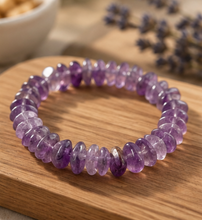 Load image into Gallery viewer, Natural Amethyst Chip Bracelet
