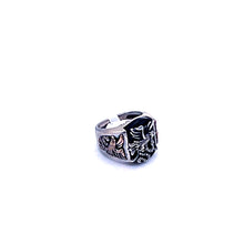 Load image into Gallery viewer, Black Onyx Men Ring with Sterling Silver
