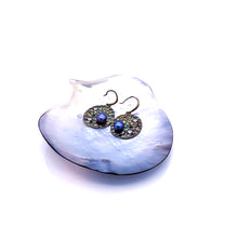 Load image into Gallery viewer, Natural Freshwater Hanging Earrings with Sterling Silver
