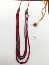 将图片加载到图库查看器，Natural Ruby  Cabochon Necklaces
