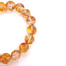 将图片加载到图库查看器，Orange Phoenix Feather Quartz Bracelet 3A
