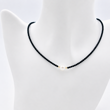 Load image into Gallery viewer, Black Onyx with Pearl Necklace
