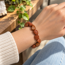 Load image into Gallery viewer, Red Jasper Nuggets Bracelet
