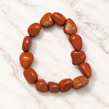 Load image into Gallery viewer, Red Jasper Nuggets Bracelet
