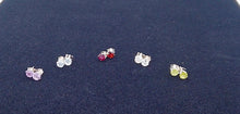 将图片加载到图库查看器，Gemstones with Silver Soft Prong Earring Small
