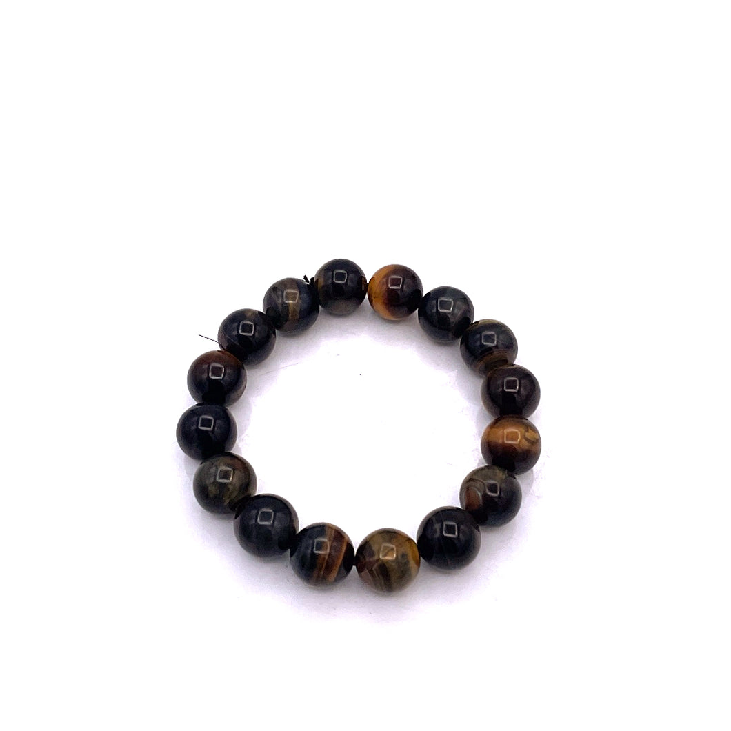 Yellow/ Blue Tiger's Eyes Bracelet