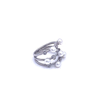 Load image into Gallery viewer, Natural Freshwater Pearl with Sterling Silver Ring
