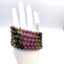 Загрузить изображение в средство просмотра галереи, Watermelon Tourmaline Bracelet (A quality)
