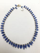 Load image into Gallery viewer, Tanzanite Necklace with Gold
