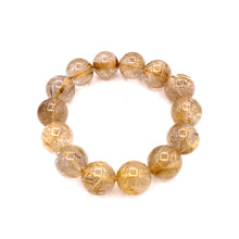 将图片加载到图库查看器，Gold Rutilated Quartz 5A Bracelet
