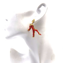 将图片加载到图库查看器，Red Coral Branch Earring
