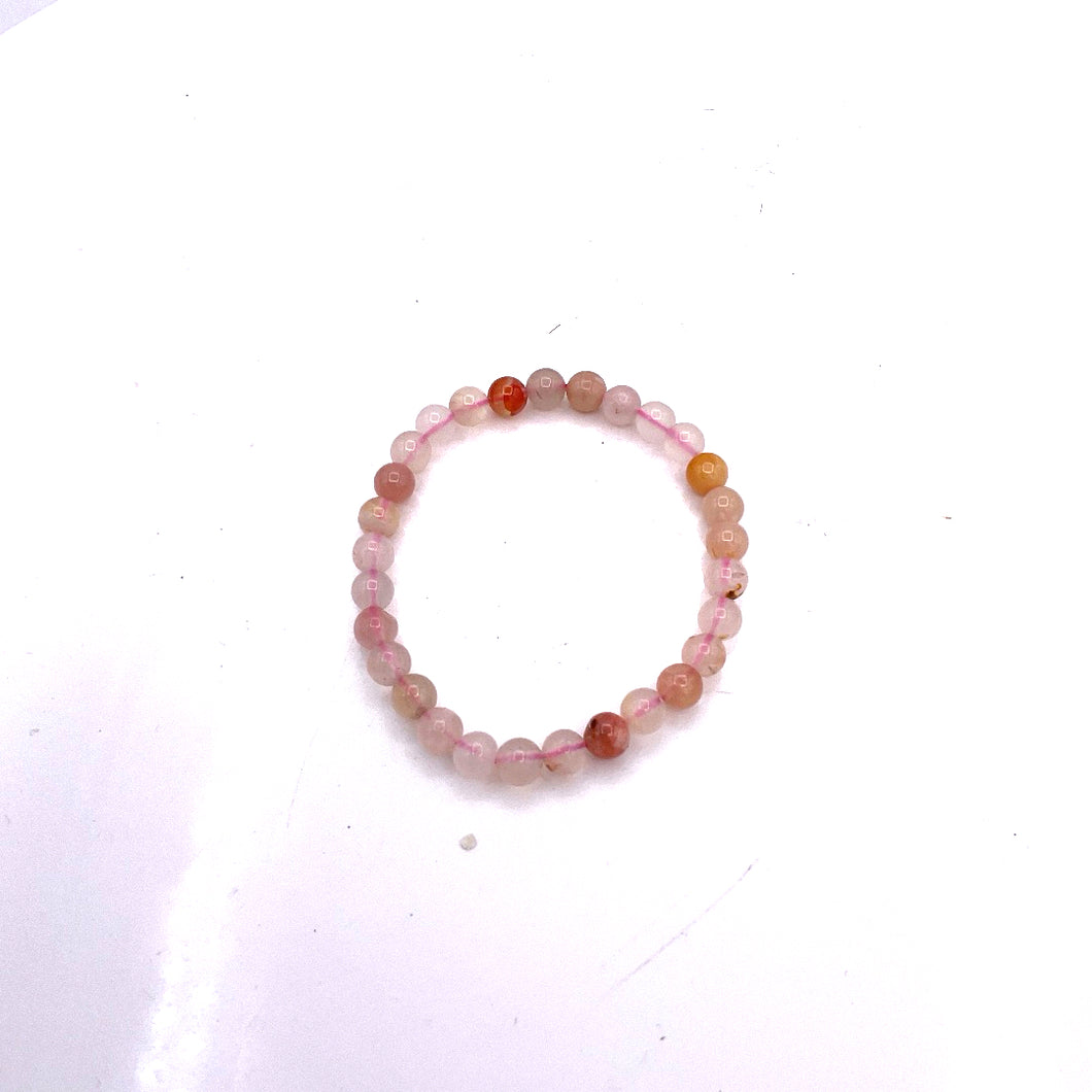 Sakura Cherry Agate Bracelet