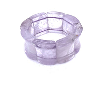 Cargar imagen en el visor de la galería, Amethyst Strechy Bracelet

