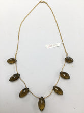 Load image into Gallery viewer, Smoky Quartz Faceted Neckalce
