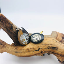 Load image into Gallery viewer, Tree of Life Gemstone Cabochon Pendant

