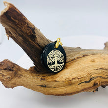 Load image into Gallery viewer, Tree of Life Gemstone Cabochon Pendant

