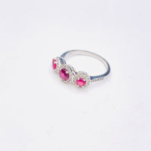 将图片加载到图库查看器，Ruby Sterling Silver Ring
