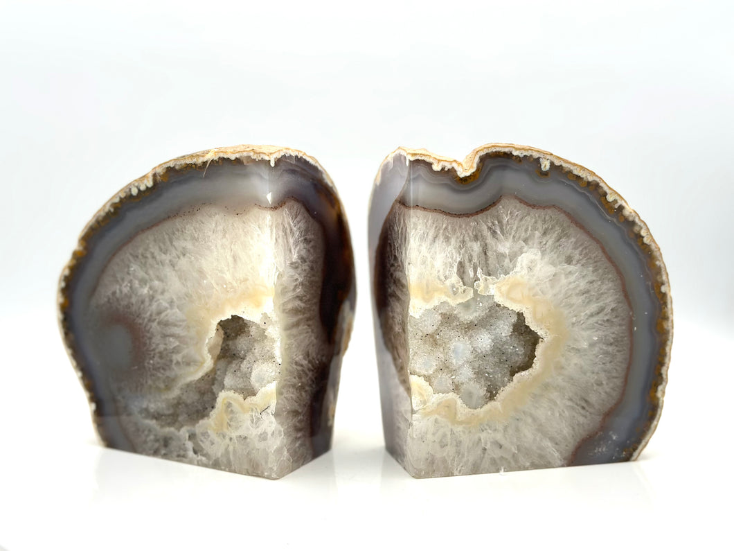 Agate Bookends