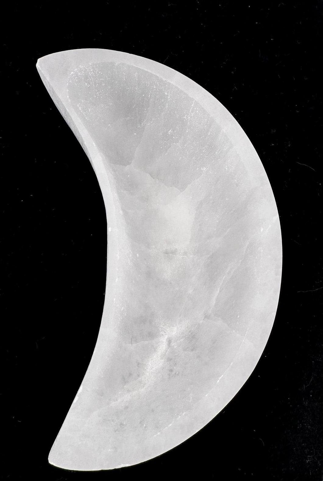 Selenite Moon Shape Charging Plate