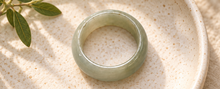 Load image into Gallery viewer, Olive Jade Band Rings
