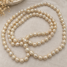 Cargar imagen en el visor de la galería, White 12mm Potato Pearl Long Necklace 60mm
