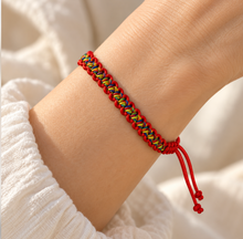 Load image into Gallery viewer, Lucky Red Cord Adjustable Bracelet
