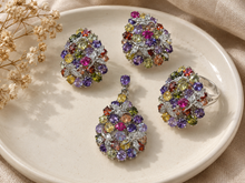 Загрузить изображение в средство просмотра галереи, Mixed Gemstones Teardrop Set
