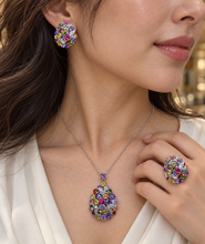 Загрузить изображение в средство просмотра галереи, Mixed Gemstones Teardrop Set
