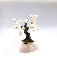 Cargar imagen en el visor de la galería, Gemstone Tree (Rose Quartz in Rose Quartz Base)
