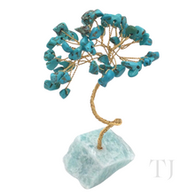 Cargar imagen en el visor de la galería, Wire Wrapped Gemstone tree with Gemstone base
