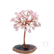 Cargar imagen en el visor de la galería, Wire Wrapped Gemstone Tree with Agate base
