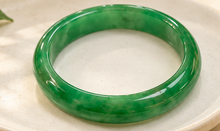 Load image into Gallery viewer, Color-Enhanced Nephrite Jade Bangle Bracelets
