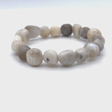 在图库查看器中加载和播放视频，Moonstone square bracelet
