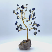 Load and play video in Gallery viewer, Gold wire-wrapped Gemstone Tree (small)
