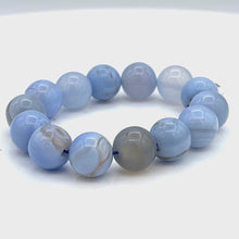 Cargar y reproducir el video en el visor de la galería, Blue Lace Agate Bracelet
