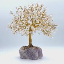 Load and play video in Gallery viewer, Gold wire-wrapped Gemstone Tree (Large Size)
